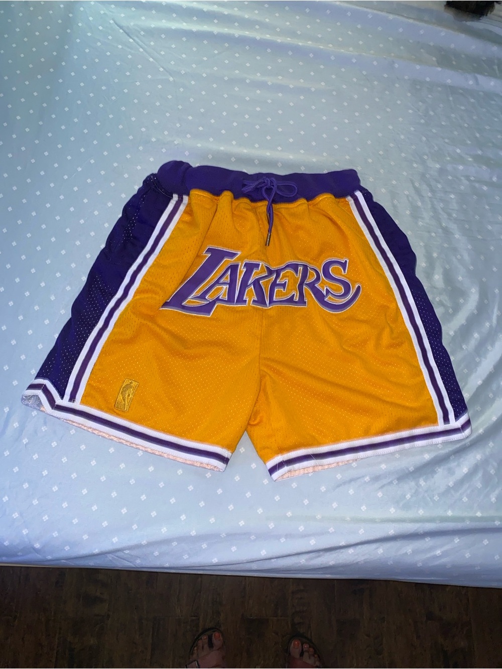 Just Don Lakers Gold & Purple Basketball Shorts